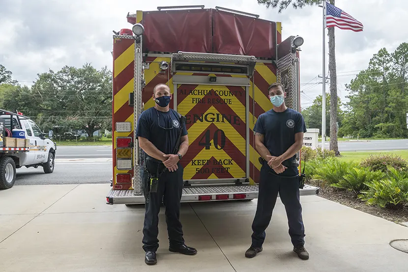 Fire Rescue Themed Mural for Fire Station 40