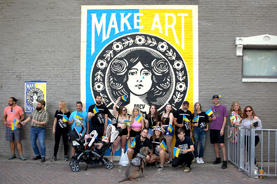 Raising Funds and Awareness: Make Art Not War