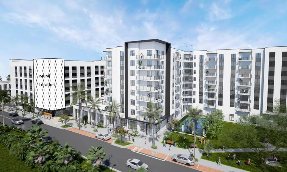 Garage Screen Mural Design