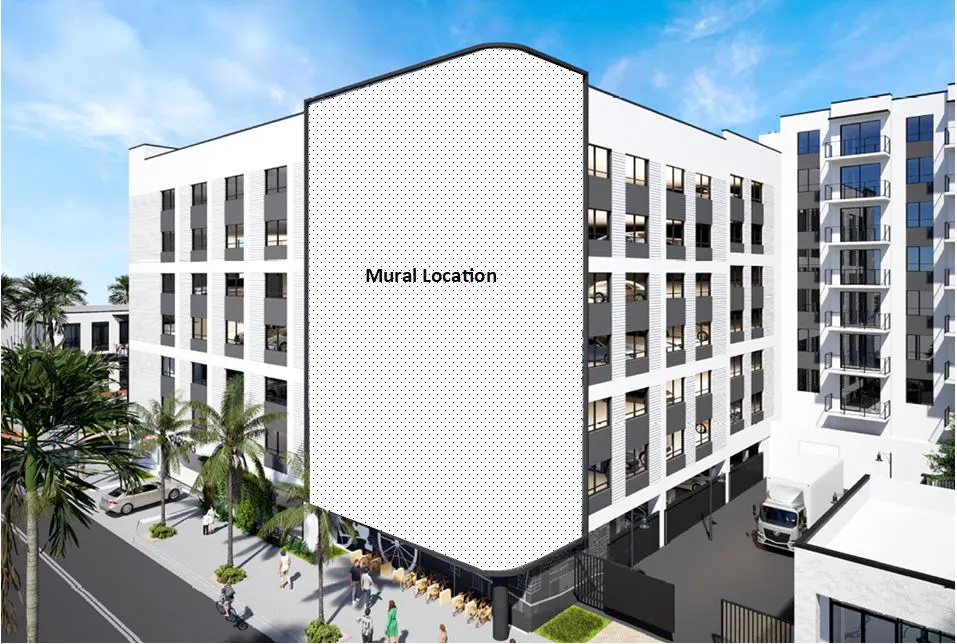 Garage Screen Mural Design